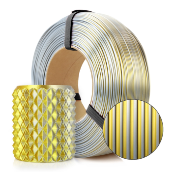 PLA Magic Silk Gold-Silver 1,75mm 1kg REFILL
