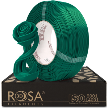 PLA Emerald Green Satin / Satén Verde Esmeralda 1,75mm 1kg REFILL
