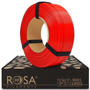 PLA Red / Rød 1,75 mm 1kg REFILL