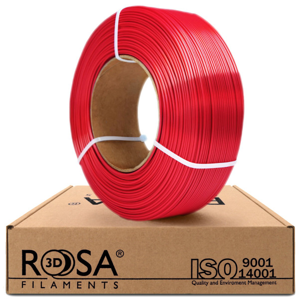 Jamg He - PLA Silk - Rouge (Red) - 1,75 mm - 1 kg - Refill avec RFID TigerTag main image 1